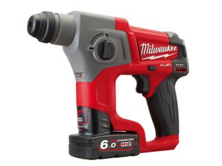 Milwaukee Power Tools M12 CH-602X Fuel™ SDS Hammer 12V 2 x 6.0Ah Li-ion (4002395282166) MILM12CH602X