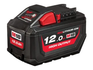 Milwaukee Power Tools M18 HB12 HIGH OUTPUT™ Slide Battery Pack 18V 12.0Ah Li-ion (4058546222055) MILM18B12