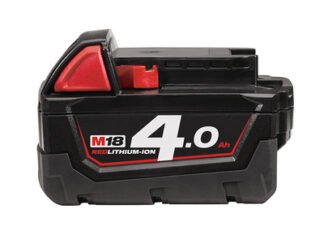 Milwaukee Power Tools M18 B4 REDLITHIUM-ION™ Slide Battery Pack 18V 4.0Ah Li-ion (4002395377244) MILM18B4