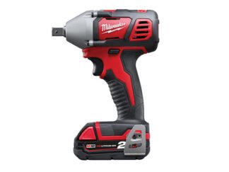 Milwaukee Power Tools M18 BIW12-202C Compact 1/2in Impact Wrench 18V 2 x 2.0Ah Li-ion (4002395003426) MILM18BIW122