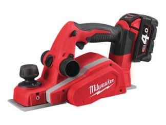 Milwaukee Power Tools M18 BP-402C Planer 18V 2 x 4.0Ah Li-ion (4002395137398) MILM18BP4