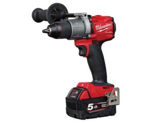 Milwaukee Power Tools M18 FPD2-502X FUEL™ Combi Drill 18V 2 x 5.0Ah Li-ion (4058546222109) MILM18FPD25X