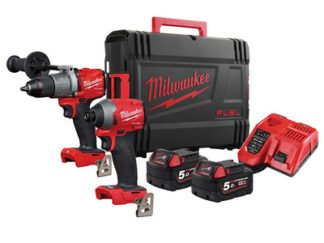 Milwaukee Power Tools M18 FPP2A2 FUEL™ Gen 3 Twin Pack 18V 2 x 5.0Ah Li-ion (4058546222147) MILM18FPP2A2
