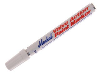Markal Paint-Riter® Valve Action® Paint Marker White (0048615968001) MKL96800C