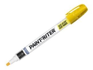 Markal Paint-Riter® Valve Action® Paint Marker Yellow (0048615968018) MKL96801C