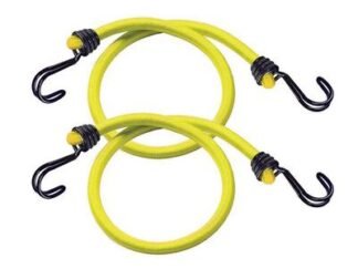 Master Lock Twin Wire Bungee Cord 100cm Yellow 2 Piece (3520190924124) MLK3022E