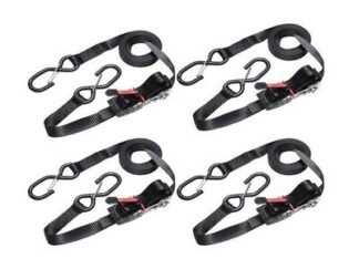 Master Lock Ratchet Tie-Down S-Hooks 4.25m 4 Piece (3520190923110) MLK3056E