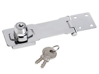 Master Lock Chrome Plated Steel Locking Hasp 118mm (3520190923943) MLK725