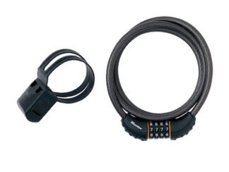 Master Lock Black Braided Steel Combination Cable 1.8m x 10mm (3520190049469) MLK8120E
