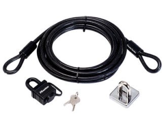 Master Lock Garden Security Kit with Lock Anchor & Cable 4.5m (3520190934703) MLK8271E
