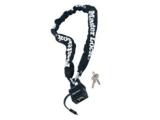Master Lock Weather Tough 40mm Padlock & Chain 90cm x 6mm (3520190929402) MLK8390PRO
