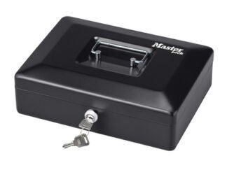 Master Lock Small Cash Box with Keyed Lock (0049074025595) MLKCB10ML