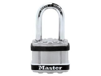 Master Lock Excell™ Laminated Stainless Steel 44mm Padlock (3520190944641) MLKM1ELFSTSC