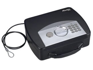 Master Lock Portable Digital Safe with Cable (0049074025694) MLKP008EML