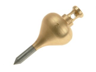 Monument 249D Brass Plumb Bob 128g (4.1/2oz) Size 2 (5015375002493) MON249