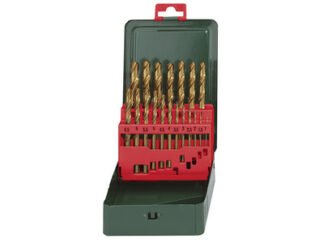 Metabo HSS-Tin Drill Bit Set, 19 Piece (4007430175854) MPT627156