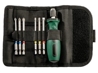 Metabo Bit Roll-Up Case Set, 7 Piece (4007430306692) MPT723000