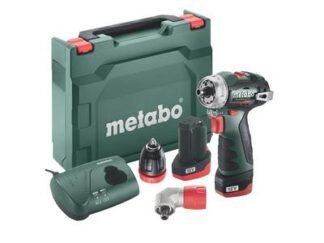 Metabo PowerMaxx BS BL Q Brushless Drill/Screwdriver 12V 2 x 2.0Ah Li-ion (4061792225602) MPTPMBS12QC