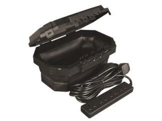 Masterplug Collapsible Electrical Connection Box + Extension Lead 240V 4-Gang 13A 8m (5015056740195) MSTWBCBBFG8B