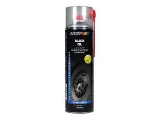 Plastikote Pro Black Oil Spray 500ml (8711347225583) PKT090300