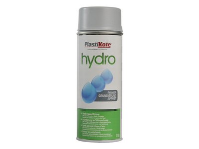 Plastikote Hydro Primer Spray Grey 350ml (5055018130602) PKT115004