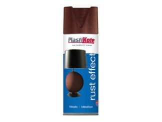Plastikote Metallic Spray Rust 400ml (5055018130923) PKT117001