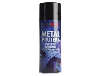 Plastikote Metal Protekt Spray Gloss Black 400ml (0071915178252) PKT1282
