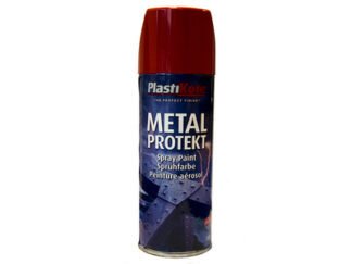 Plastikote Metal Protekt Spray Bright Red 400ml RAL3001 (0071915178306) PKT1292