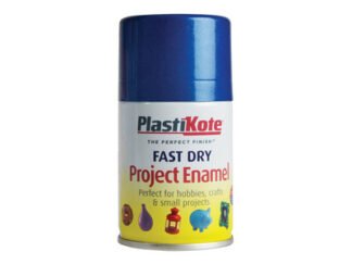 Plastikote Fast Dry Enamel Metallic Blue 100ml (0071915141102) PKT135S
