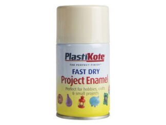 Plastikote Fast Dry Enamel Crème De La Crème 100ml (0071915167416) PKT154S