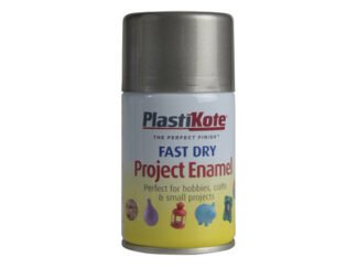 Plastikote Fast Dry Enamel Pewter 100ml (0071915167461) PKT159S