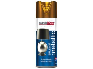 Plastikote Brilliant Metallic Spray Copper 400ml (5055018100063) PKT162