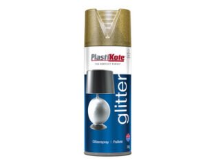 Plastikote Glitter Effect Spray Gold 400ml (5055018109189) PKT172