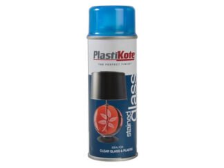 Plastikote 1810 Stained Glass Spray Blue 200ml (5055018135362) PKT1810