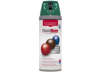 Plastikote Twist & Spray Gloss Lawn Green 400ml (5055018109615) PKT21109