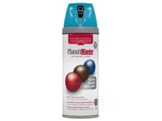 Plastikote Twist & Spray Gloss Mediterranean Blue 400ml (5055018109691) PKT21118