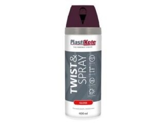 Plastikote Twist & Spray Gloss Purple Violet 400ml (8711347262083) PKT21123