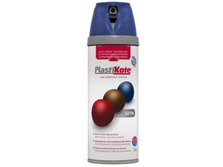 Plastikote Twist & Spray Satin Night Navy 400ml (5055018109837) PKT22111
