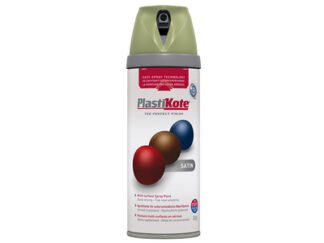 Plastikote Twist & Spray Satin Leafy Rise 400ml (5055018109936) PKT22122