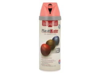 Plastikote Twist & Spray Matt Dusty Coral 400ml (8711347254569) PKT23115