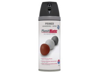 Plastikote Twist & Spray Primer Black 400ml (5055018109424) PKT25001