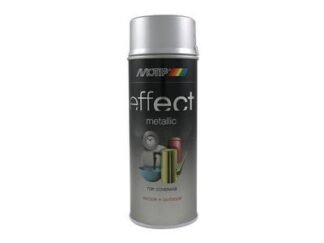 Plastikote Deco Effect Metallic Spray Paint Silver 400ml (8711347216666) PKT302504
