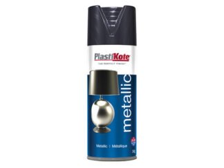 Plastikote Metallic Spray Graphite 400ml (5055018106683) PKT4404