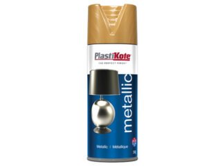 Plastikote Metallic Spray Antique Gold 400ml (0071915752094) PKT455