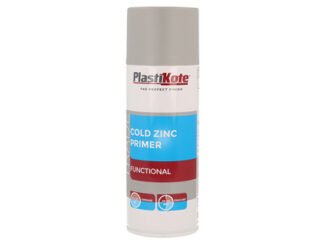 Plastikote Trade Cold Zinc Spray Primer 400ml (8711347255573) PKT71025