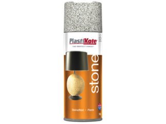 Plastikote Stone Touch Spray Gotham Grey 400ml (0071915177712) PKT9445