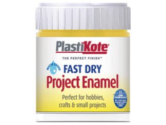 Plastikote Fast Dry Enamel Paint B12 Bottle Buttercup Yellow 59ml (5055018107246) PKTB12W