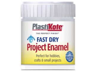 Plastikote Fast Dry Enamel Paint B30 Bottle Silver Aluminium 59ml (5055018107352) PKTB30W