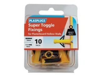Plasplugs Super Toggle Fixings Pack 10 (5010047004041) PLAHWST010