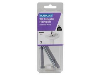 Plasplugs WC Pedestal Fixing Kit for Solid Walls (5010047002528) PLAKPE107